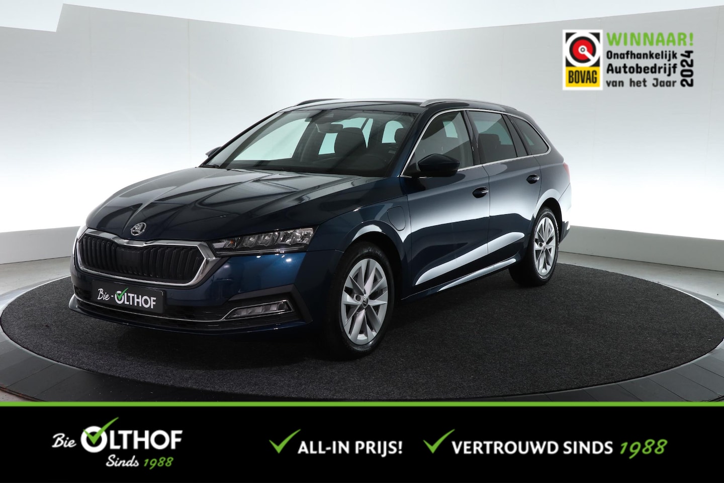 Skoda Octavia Combi - 1.4 TSI iV PHEV Business Edition | AFN. TREKHAAK | STOEL-STUURVERW. | CARPLAY | ADAP. CRUI - AutoWereld.nl