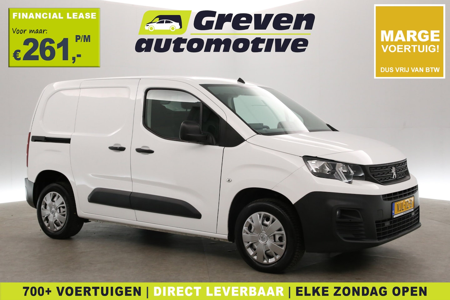 Peugeot Partner - 1.5 BlueHDI 102PK | Marge | Airco | Cruise | Carplay | Parkeersensoren - AutoWereld.nl