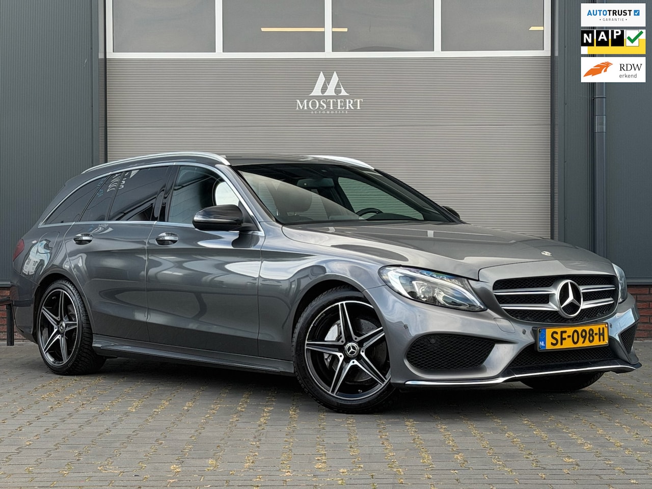 Mercedes-Benz C-klasse Estate - 180 CDI Sport Edition Premium Plus|2018|NAP|Automaat|Trekhaak|Stoelverw.|Camera|Dode hoek| - AutoWereld.nl