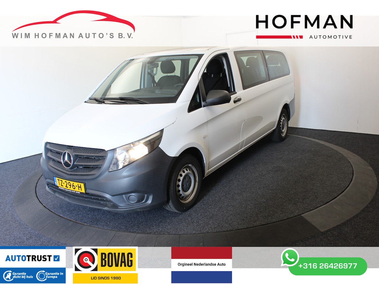Mercedes-Benz Vito Tourer - 109 BlueTEC XL L3 9 Pers Airco BPM-Vrij ex BTW - AutoWereld.nl
