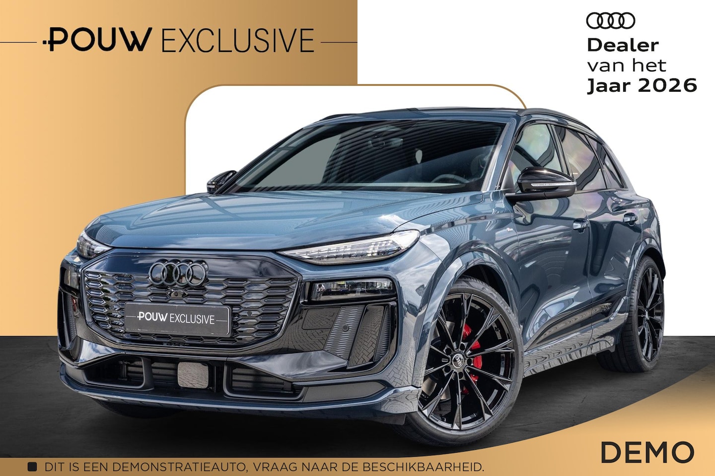 Audi Q6 e-tron - 252pk S Edition 83 kWh | Panoramadak | Luchtvering | Trekhaak Wegklapbaar | 22" Velgen - AutoWereld.nl