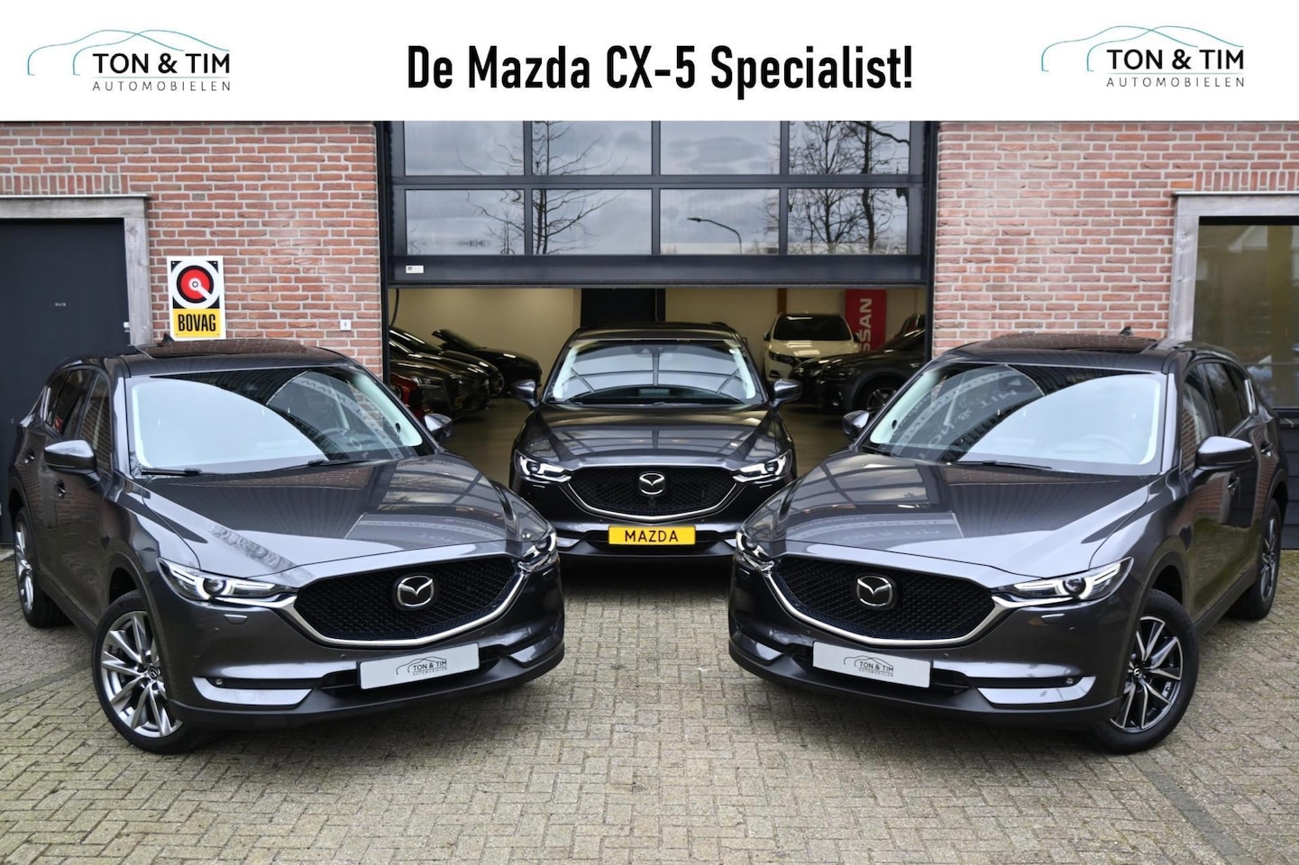 Mazda CX-5 - 2.5 SkyActiv-G 194 AWD Homura Trekhaak Leder BlackEd. '20 - AutoWereld.nl
