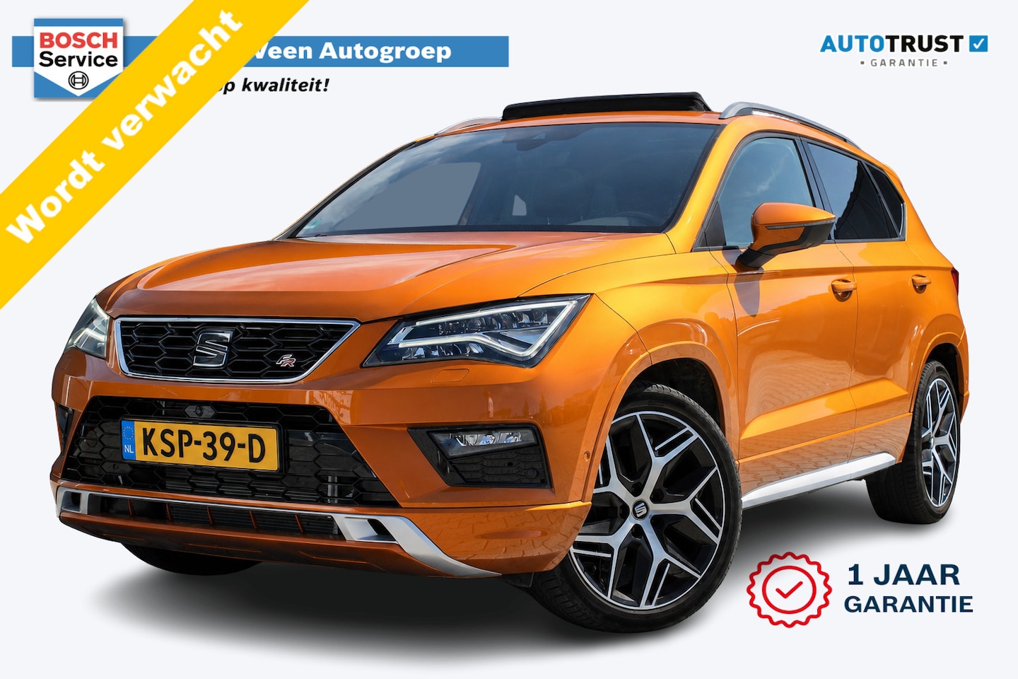 SEAT Ateca - 2.0 EcoTSI FR 4DRIVE Business Intense | Incl. 12 maanden garantie | Trekhaak | 360 camera - AutoWereld.nl