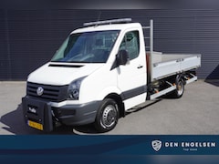 Volkswagen Crafter - 50 Dubbellucht HIAB 013T Kraan Strooiwagen Zout Trekhaak Cruise control Tacho Airco NIDO