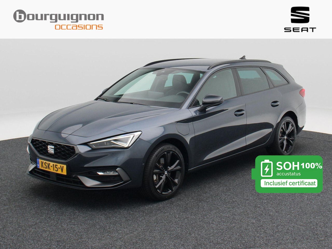 SEAT Leon Sportstourer - 1.5 TSi 204 Pk e-Hybrid FR Business | Stoel/Stuurverwarming | Camera | Trekhaak | Navigati - AutoWereld.nl