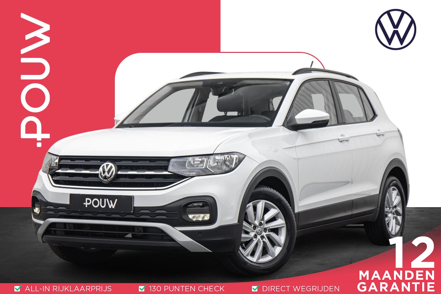 Volkswagen T-Cross - 1.0 TSI 95pk Life Business | Stoelverwarming | Adaptive Cruise | Dodehoek detectie | 16'' - AutoWereld.nl