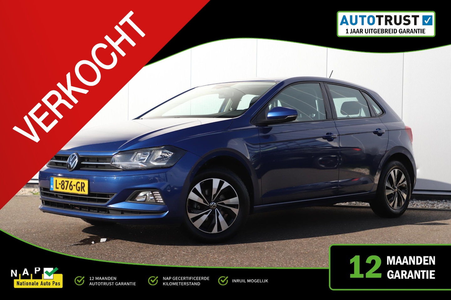 Volkswagen Polo - 1.0 TSI Comfortline Business Navigatie Carplay Android Climate Adaptive Cruise 15 inch LMV - AutoWereld.nl