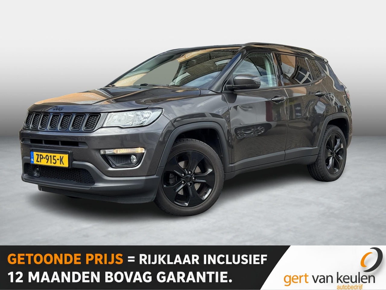 Jeep Compass - 1.4T MultiAir 140pk Night Eagle HALF LEER/CARPLAY/TREKHAAK/NL-AUTO - AutoWereld.nl