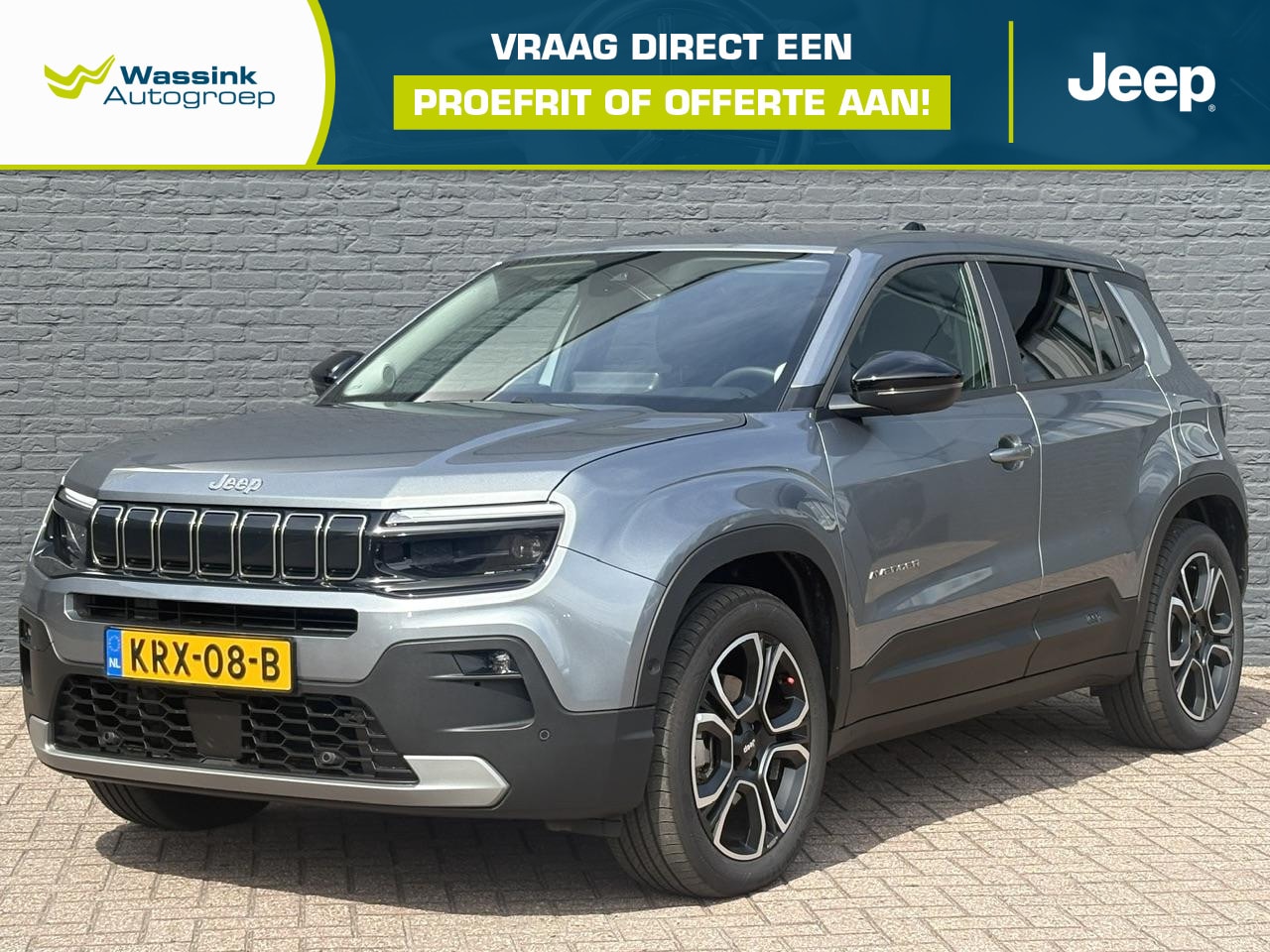 Jeep Avenger - Summit 54 kWh | 400 KM WLTP | Adaptieve Cruise Control | Dode Hoek Detectie | Lane Assist - AutoWereld.nl