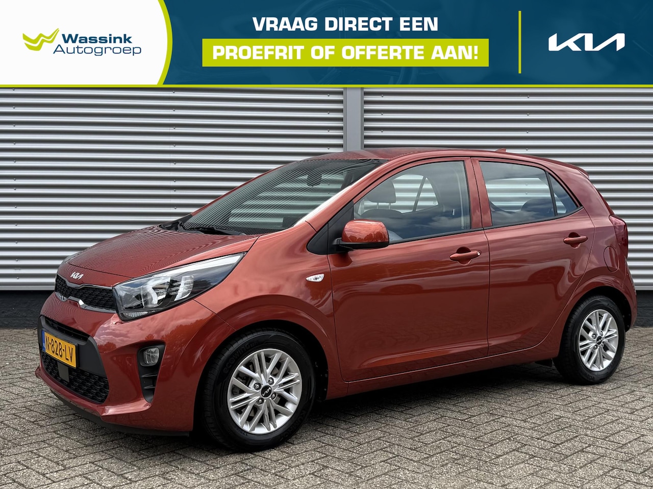 Kia Picanto - 1.0 DPi DynamicLine | Camera | Airco | Android Auto/Apple Carplay | - AutoWereld.nl