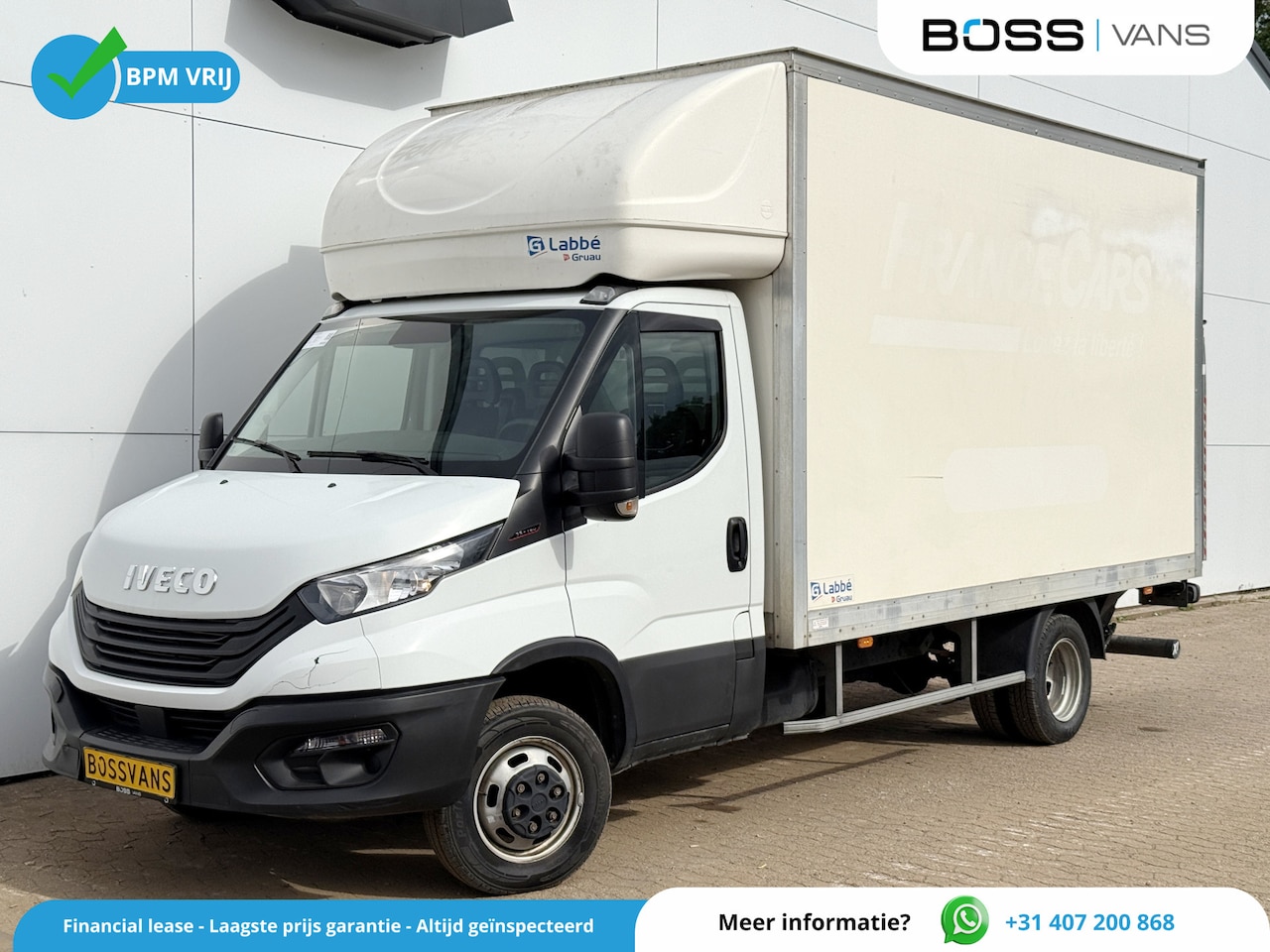 Iveco Daily - 35C16 3.0 160PK Bakwagen Laadklep Zijdeur Camera Climate Control Bluetooth Luchtgeveerde s - AutoWereld.nl
