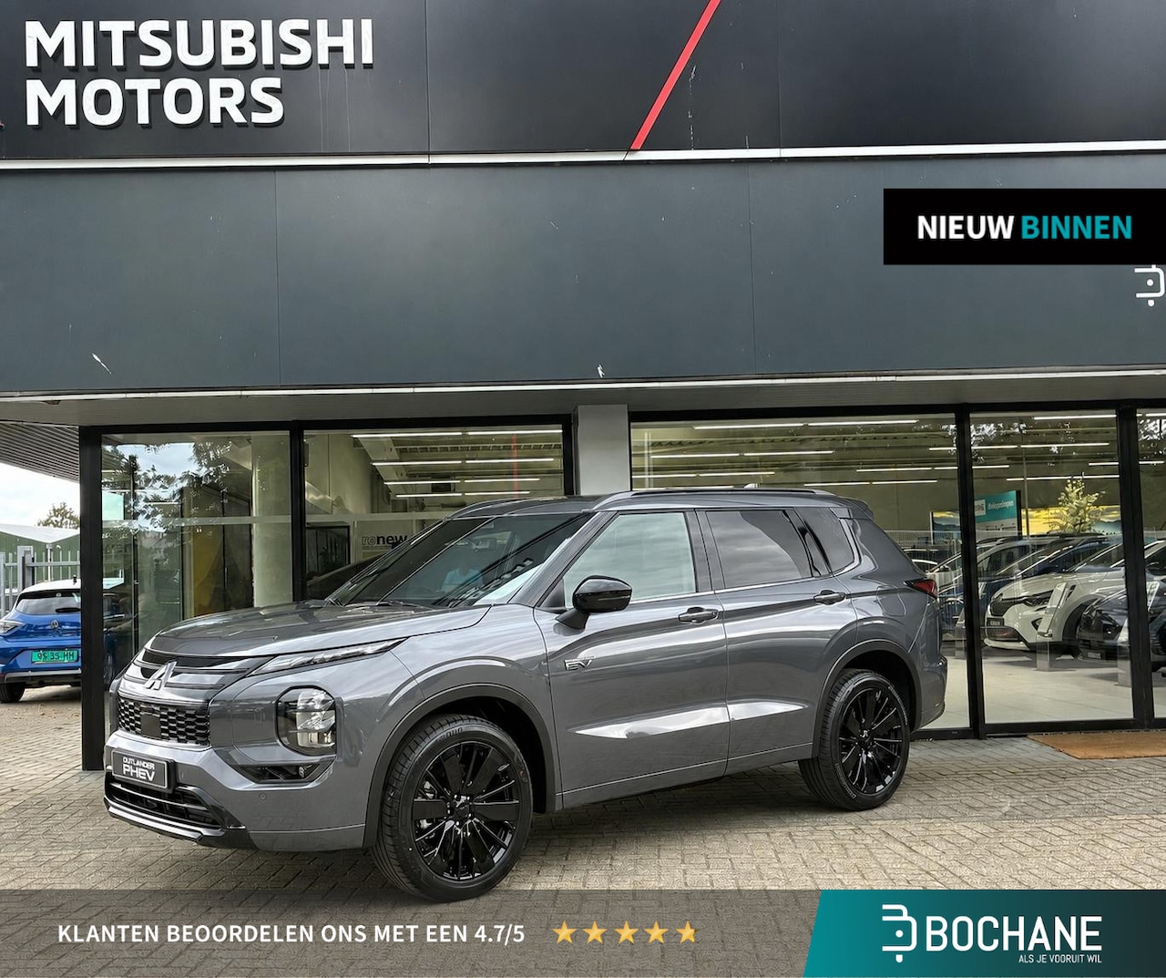 Mitsubishi Outlander - 2.4 PHEV Black Edition NIEUW UIT VOORRAAD LEVERBAAR | Parkeersensoren voor- en achter | St - AutoWereld.nl