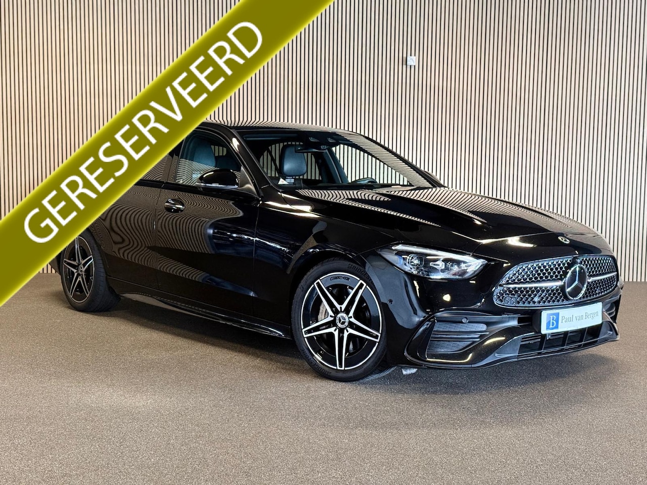 Mercedes-Benz C-klasse - 220D AMG STYLING-MEMORY-PANO-360-HEAD UP-BURMESTER-ZEER COMPLEET - AutoWereld.nl