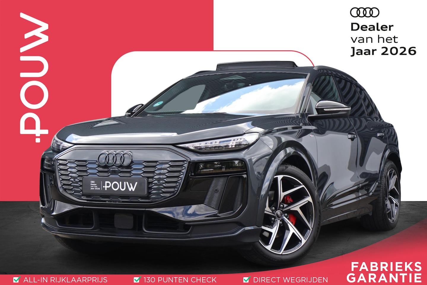 Audi Q6 e-tron - 306pk S edition performance 100 kWh | Panoramadak | Bang&Olufsen 3D | Trekhaak | Ambiancev - AutoWereld.nl