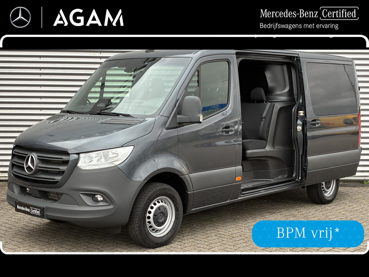 Mercedes-Benz Sprinter - 317 CDI L2H1 Select Dubbele Cabine | 2x Schuifdeur | Navigatie Camera - AutoWereld.nl
