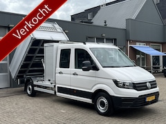 Volkswagen Crafter - 35 2.0 TDI L4 DC 140pk Airco Cruise controle Trekhaak 3000kg trekgewicht Kipper 6-Persoons