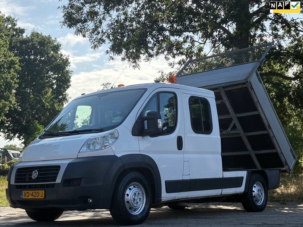 Fiat Ducato - FIAT |Kipper|kieper|CNG|NAP|airco|5 zitplaatsen|bluetooth|parkeersensoren achter|elektrisc - AutoWereld.nl