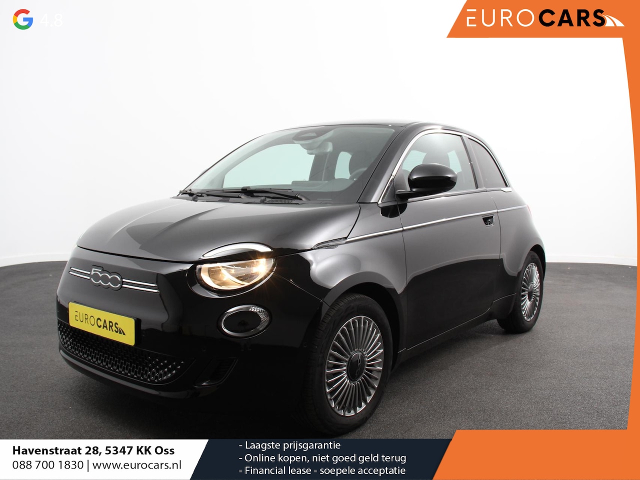 Fiat 500e - Icon 42 kWh Navigatie Apple CarPlay Android Auto Camera Parkeerhulp Adaptive Cruise Contro - AutoWereld.nl