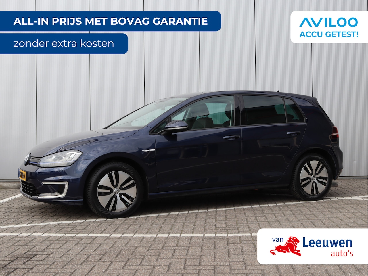Volkswagen e-Golf - | SOH 83,4% | Leder | Camera | Keyless | Org. NL - AutoWereld.nl