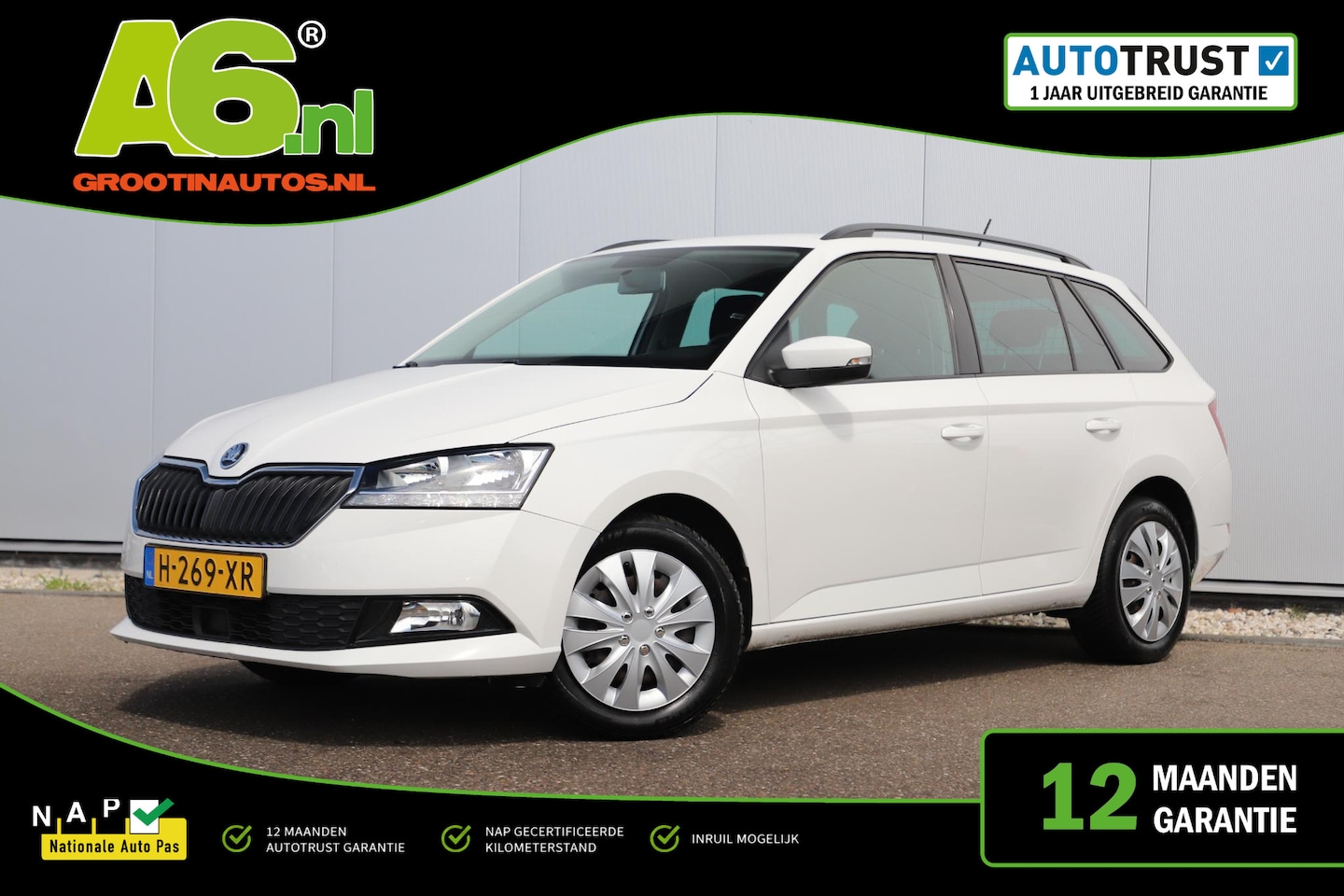 Skoda Fabia Combi - 1.0 TSI Ambition Trekhaak Navigatie Carplay Android Parkeersensor Airco Cruise - AutoWereld.nl