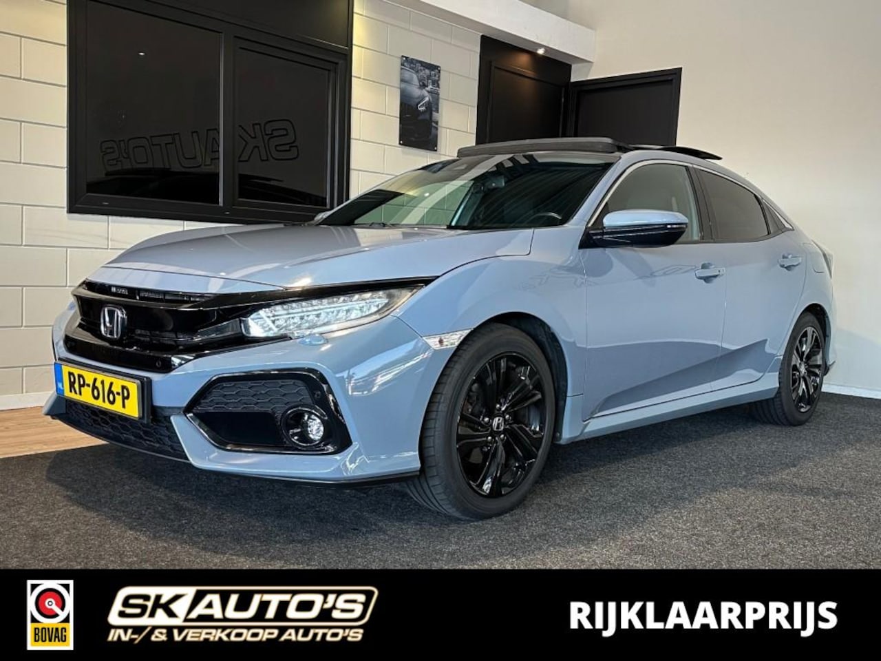Honda Civic - 1.0 I-VTEC EXECUTIVE l NAP l TREKHAAK l PANODAK l ACC l NAVI l CAMERA l - AutoWereld.nl