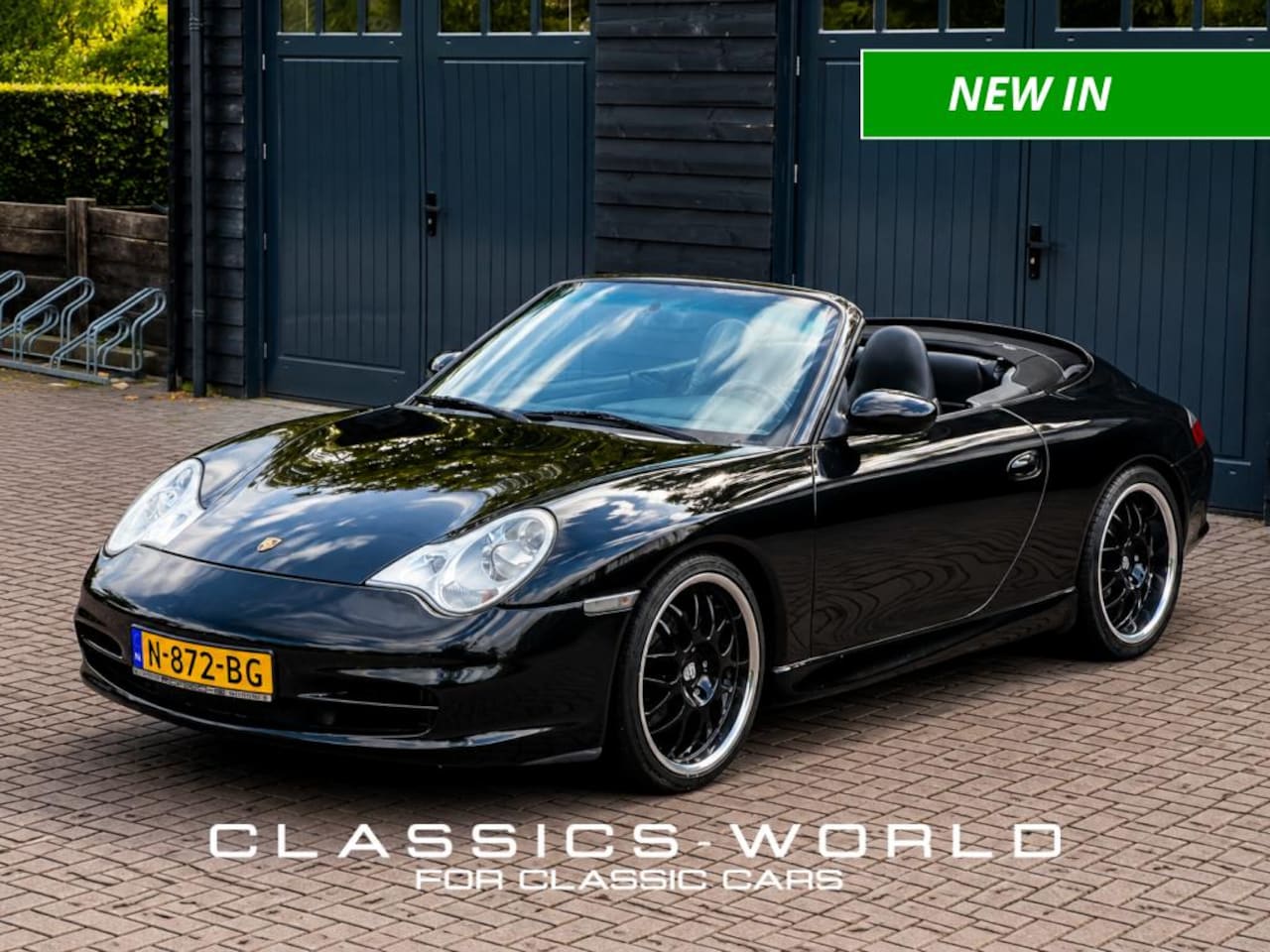 Porsche 911 Cabrio - Carrera 3.6 Cabriolet – 6-Speed Manual – Basalt Black - AutoWereld.nl