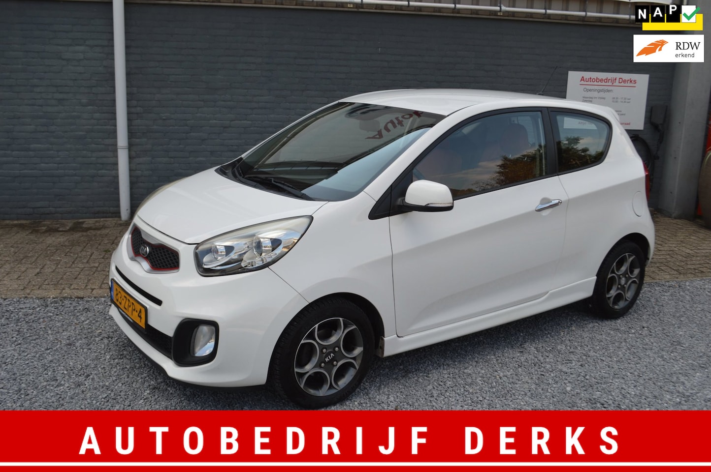 Kia Picanto - 1.0 CVVT ISG Design Edition Airco | Stuurbekrachtiging | Leer | Garantie. - AutoWereld.nl