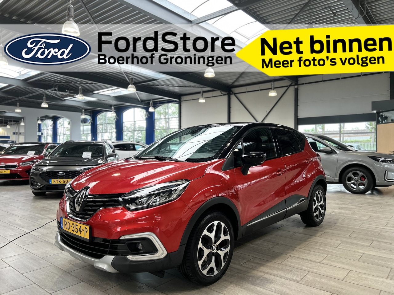 Renault Captur - 0.9 TCe Intens 90pk | Cruise control | Climate control | LED | 17" LMV | Parkeersensoren - AutoWereld.nl