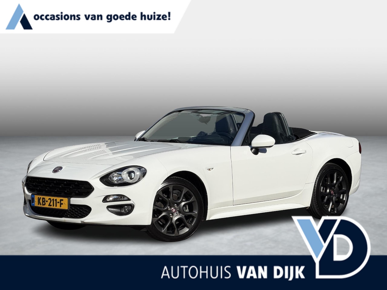 Fiat 124 Spider - 1.4 MultiAir Turbo Lusso | NL-Auto/Bi LED Koplamp/Leder/Cruise Control - AutoWereld.nl