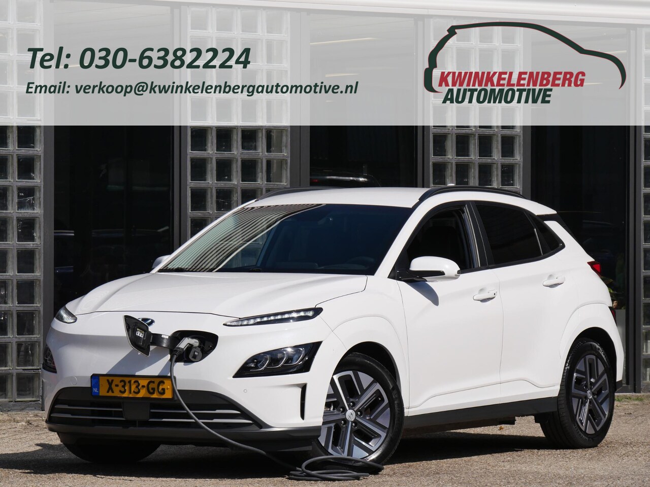 Hyundai Kona Electric - EV 64kWh PREMIUM/ LEER/ HEAD-UP/ BLINDSPOT/ SOH 98% - AutoWereld.nl
