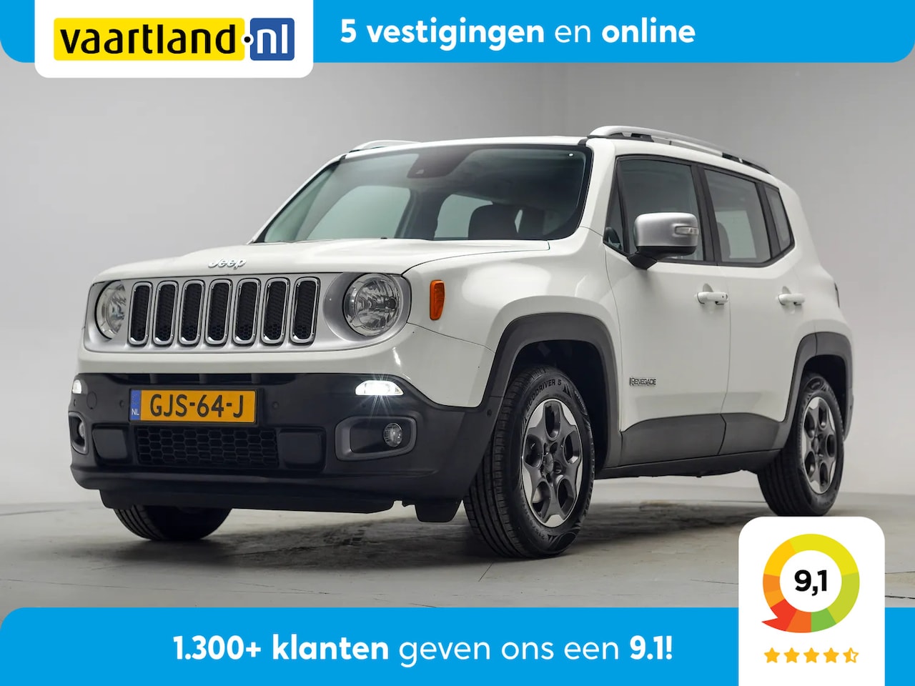 Jeep Renegade - 1.4 MultiAir Limited [ Camera Stoel-Stuur Verwarming Clima ] - AutoWereld.nl