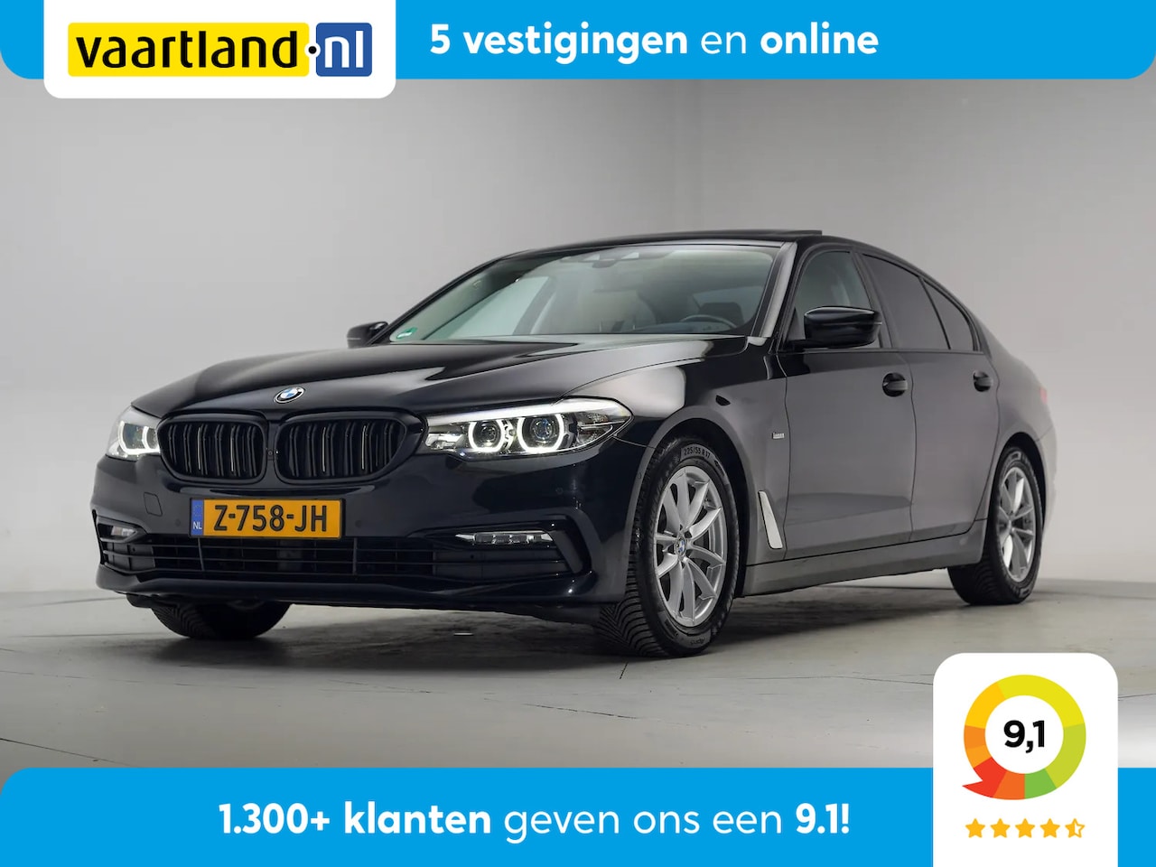 BMW 5-serie - 530i xDrive High Executive Aut. [ Leder 360°-camera Schuif/Kanteldak ] - AutoWereld.nl