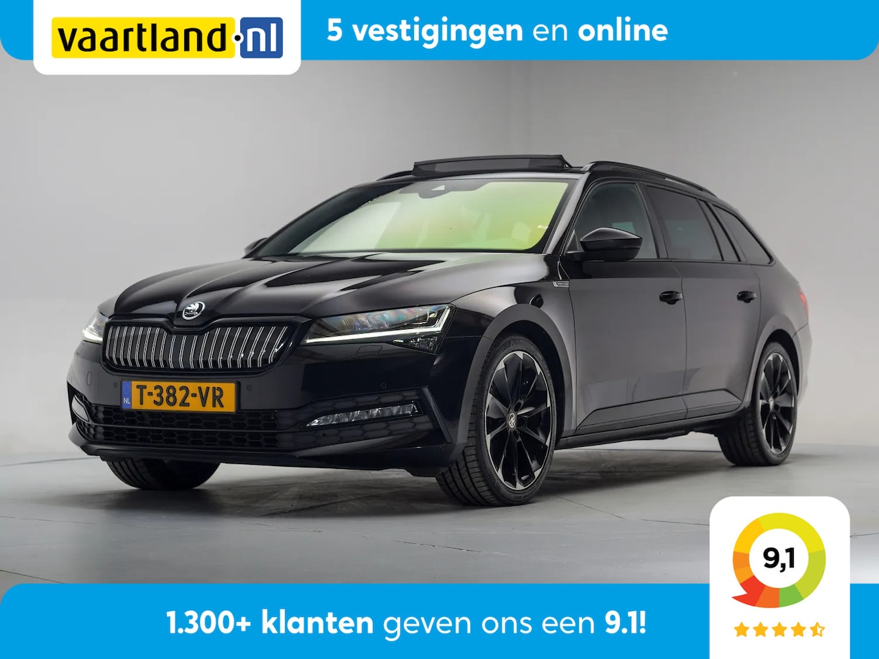 Skoda Superb Combi - 1.4 TSI iV PHEV Sportline Aut.[ Panorama Virtual Trekhaak ] - AutoWereld.nl
