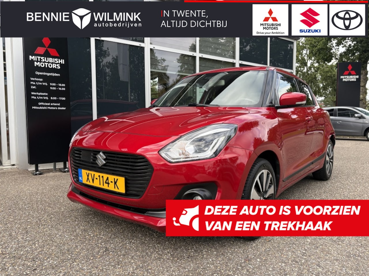 Suzuki Swift - 1.0 Stijl Smart Hybrid | Trekhaak | All Seasons - AutoWereld.nl