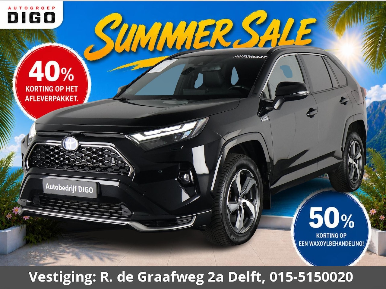 Toyota RAV4 - 2.5 Plug-in Hybrid AWD Business Plus | Stuur-/Stoelverwarming voor & achter | Apple Carpla - AutoWereld.nl
