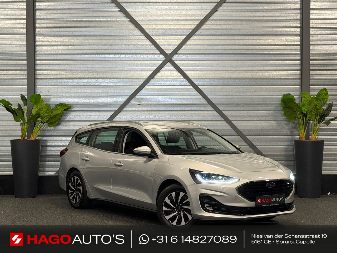Ford Focus Wagon - 1.0 EcoBoost Titanium Hybrid AUT/125-PK/LED/CARPLAY/NAVI/PDC/CLIMATE/RIJMODUS/12-MND-GARAN - AutoWereld.nl