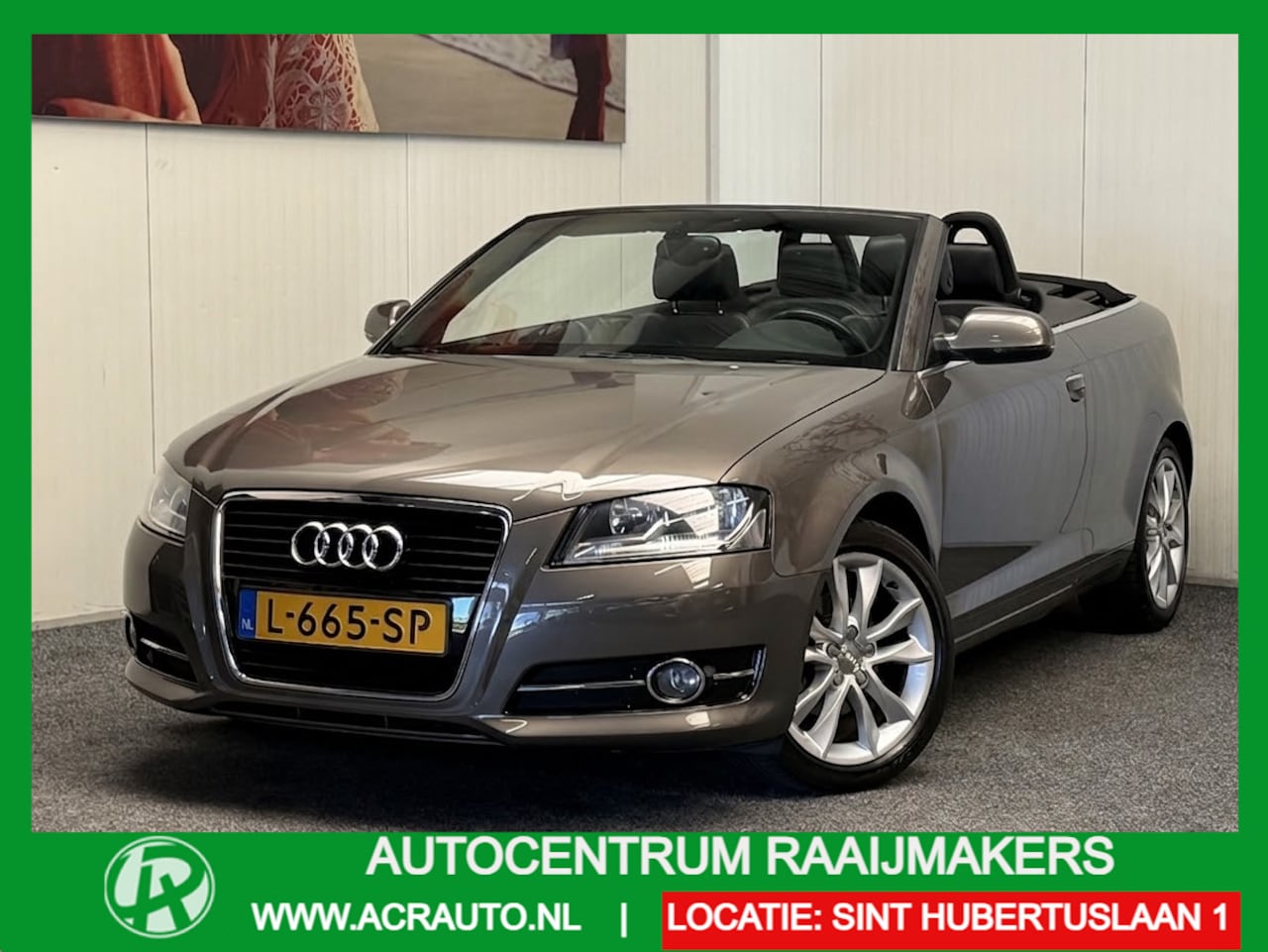 Audi A3 Cabriolet - 1.2 TFSI AMBITION PRO LINE S ZWART LEDER APPLE CARPLAY/ ANDROID AUTO STOELVERWARMING ELEK. - AutoWereld.nl
