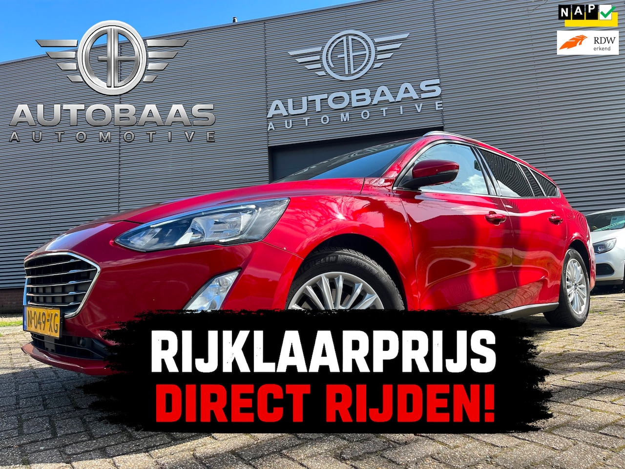 Ford Focus Wagon - 1.0 Titanium X Business AUTOMAAT+NL-AUTO+NAP+1EIG+NAVI+B&O SOUNDSYSTEM+LED+CLIMATE CONTROL - AutoWereld.nl