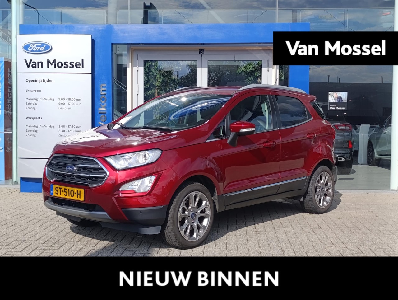Ford EcoSport - 1.0 EcoBoost Titanium | Stoel/stuur voorruitverwarming | Trekhaak | Dodehoekdetectie | Cam - AutoWereld.nl
