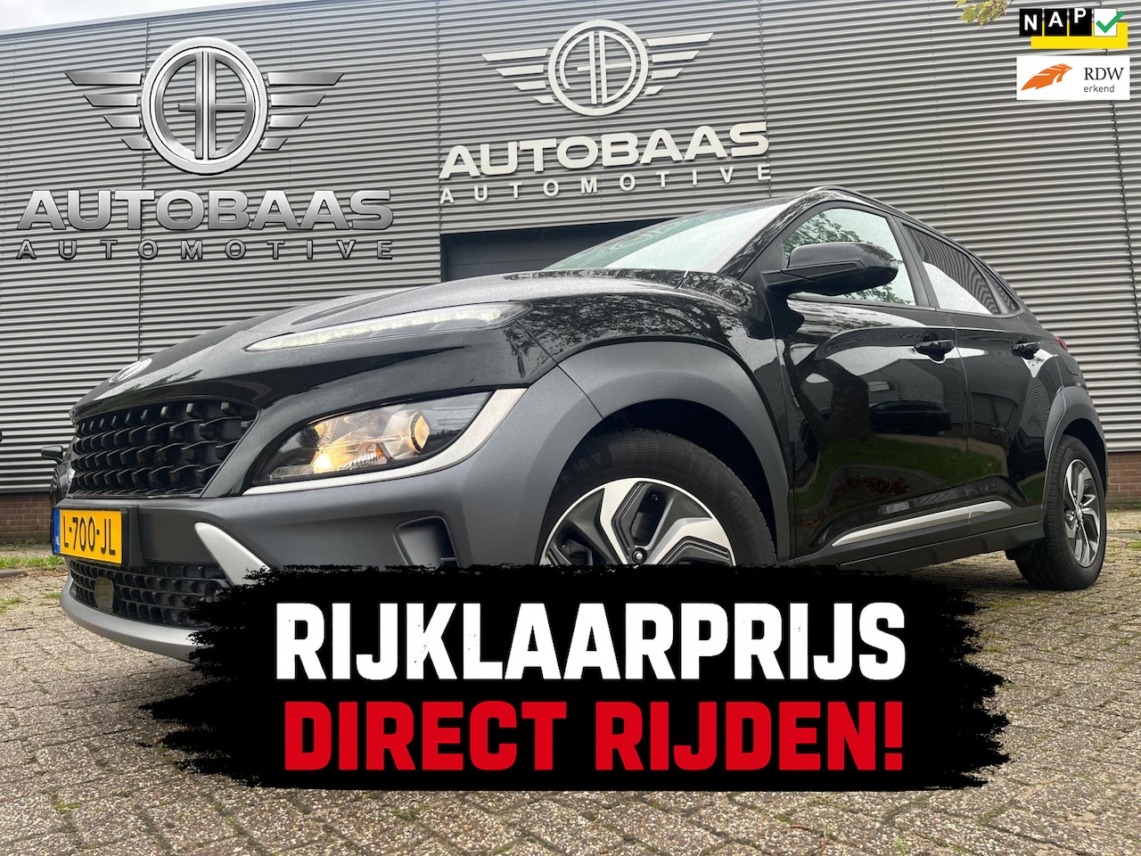 Hyundai Kona - 1.6 GDI HEV Fashion AUTOMAAT **APK 07-2027** NL-AUTO+NAP+1EIG+NAVI+TREKHAAK+CAMERA+DIGI DA - AutoWereld.nl