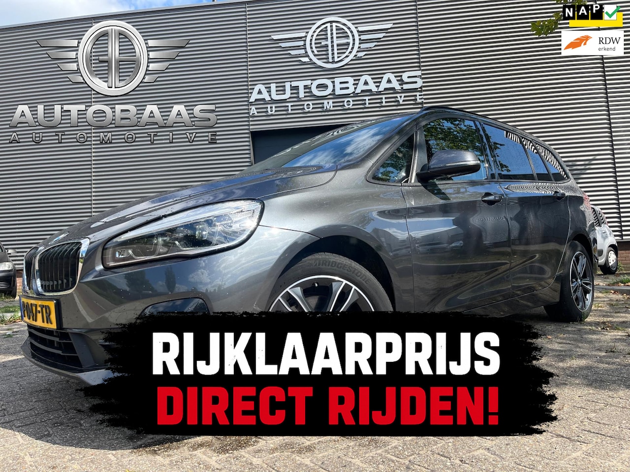 BMW 2-serie Gran Tourer - 218i Business Edition AUTOMAAT+NL-AUTO+NAP+1EIG+7-PERSOONS+NAVIGATIE+1/2 LEDER+FULL LED+TR - AutoWereld.nl