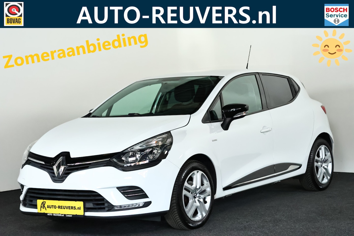 Renault Clio - 1.2 16V Limited Cruisecontrol / Airco / Bluetooth - AutoWereld.nl