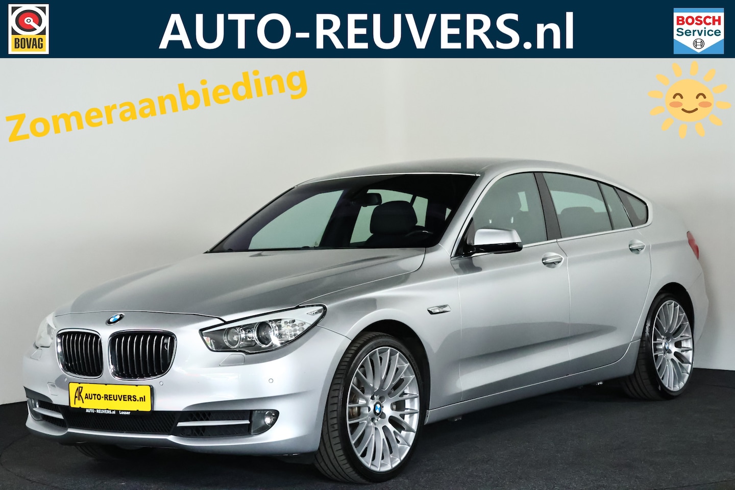 BMW 5-serie Gran Turismo - 550i High Executive / Leder / Bi-Xenon / Navi / Nachtzicht - AutoWereld.nl