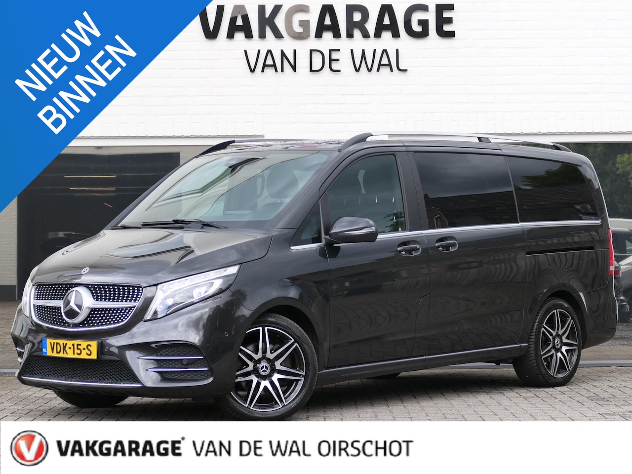 Mercedes-Benz V-klasse - 300d Lang DC Avantgarde Edition | Grijs Kenteken | 360°-camera | Burmester | Carbon interi - AutoWereld.nl