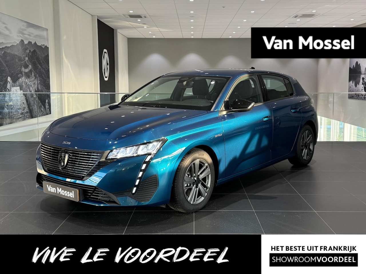 Peugeot 308 - 1.2 Hybrid 145 e-DCS6 Style | Automaat | Climate Control | Full Map Navigatie | Apple Carp - AutoWereld.nl