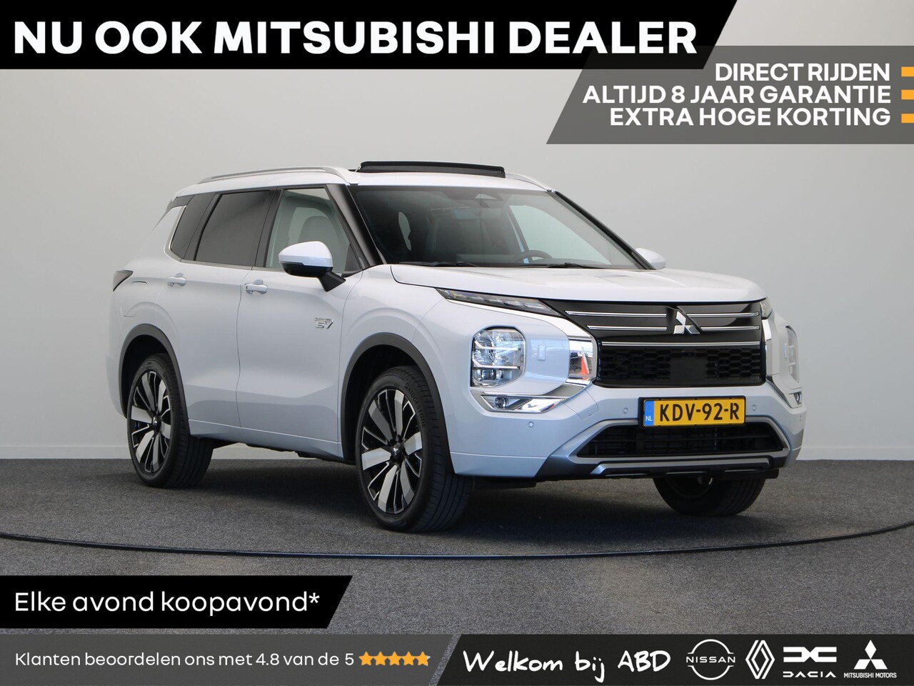 Mitsubishi Outlander - 2.4 PHEV Instyle | Trekhaak | Stoelverwarming Voor en Achter | Elektrische Achterklep | Ya - AutoWereld.nl