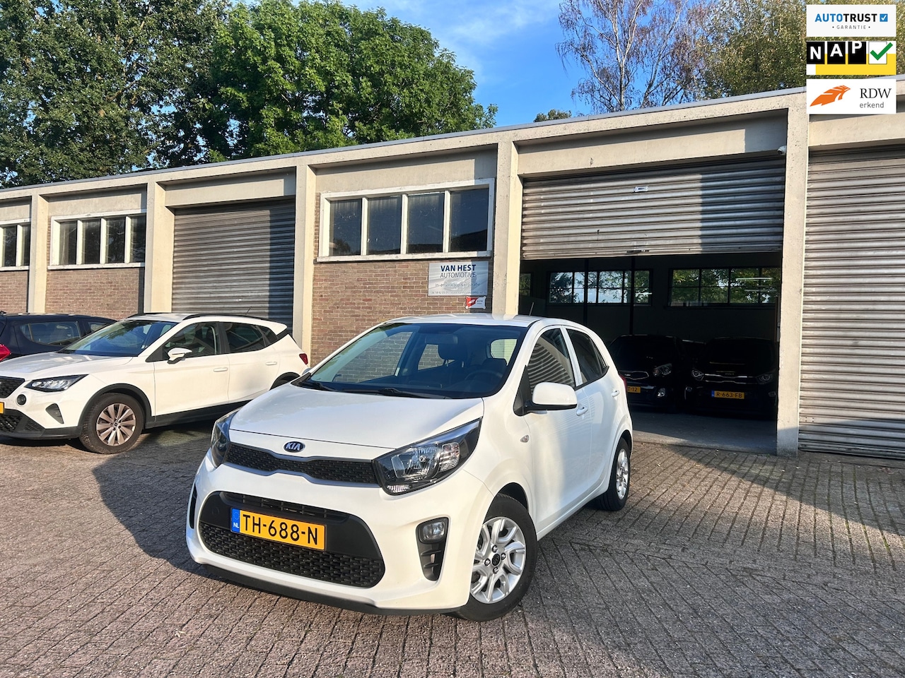 Kia Picanto - 1.0 CVVT EconomyPlusLine Airco/ Bluetooth/ Dealer Onderh/ NAP! - AutoWereld.nl