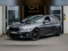 BMW 1-serie - 118i M Sport Shadow Line AUTOMAAT|CRUISE|FULL LED|LEDER|NAVIGATIE|PANORAMA|STOELVERWARMING