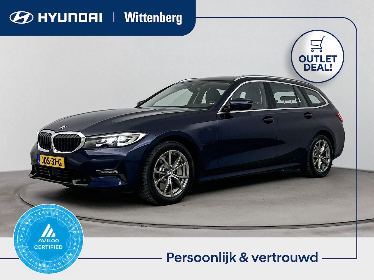 BMW 3-serie Touring - 330e High Executive Plug-in | ACTIE! | Sportstoelen | Stoelverwarming | Trekhaak | Trekgew - AutoWereld.nl