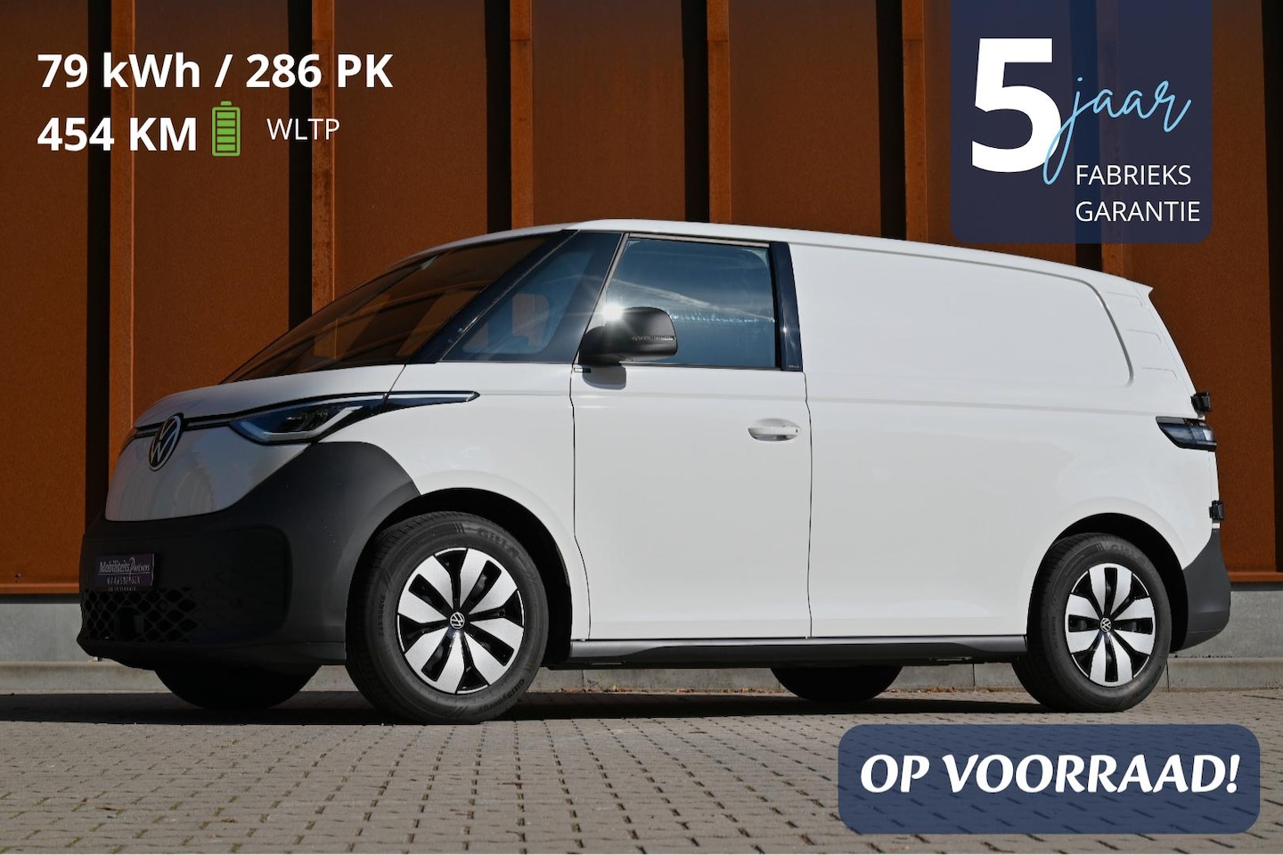 Volkswagen ID. Buzz Cargo - 79 kWh 100% nieuw 286pk LONG RANGE+ 454 km | € 529 p.m. - AutoWereld.nl